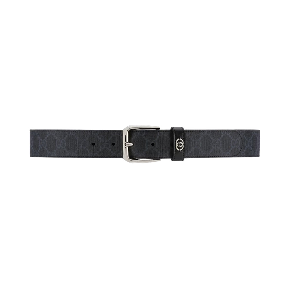 gucci 구찌 인터로킹 G 디테일 벨트 블랙