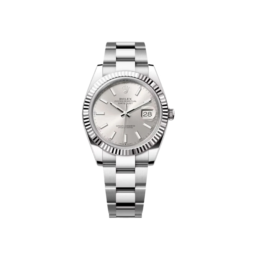 ROLEX 데이트저스트 41mm 실버 오이스터