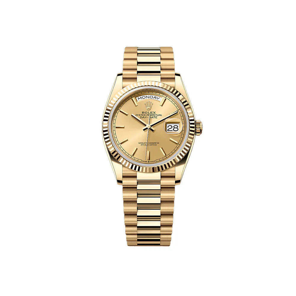 ROLEX 데이데이트 36MM 오이스터 옐로우골드