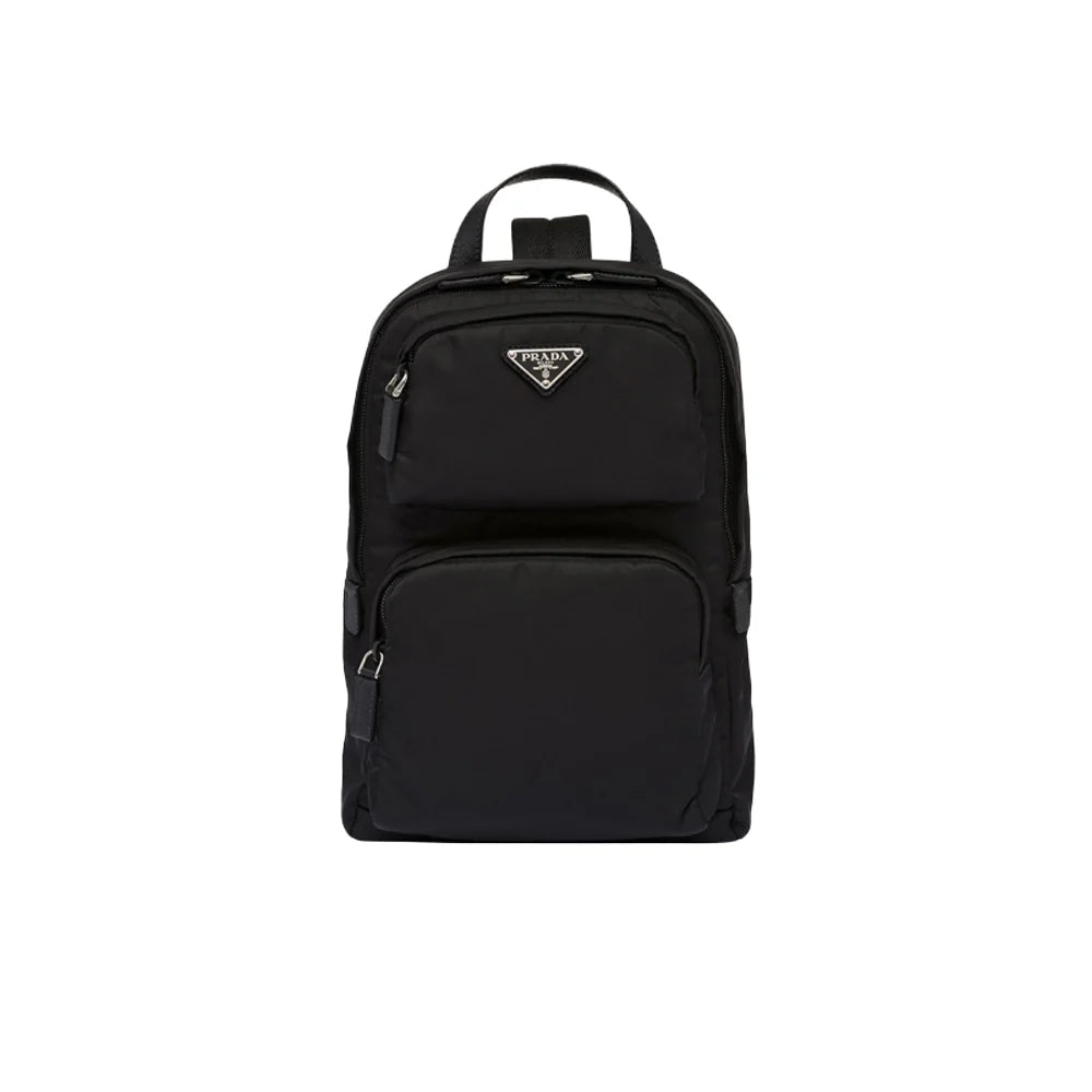 PRADA 사피아노 리나일론 가죽 백팩