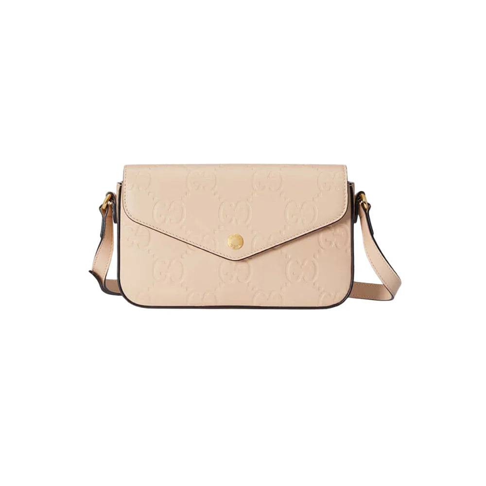 GUCCI 수퍼 미니 숄더백 GG 베이지