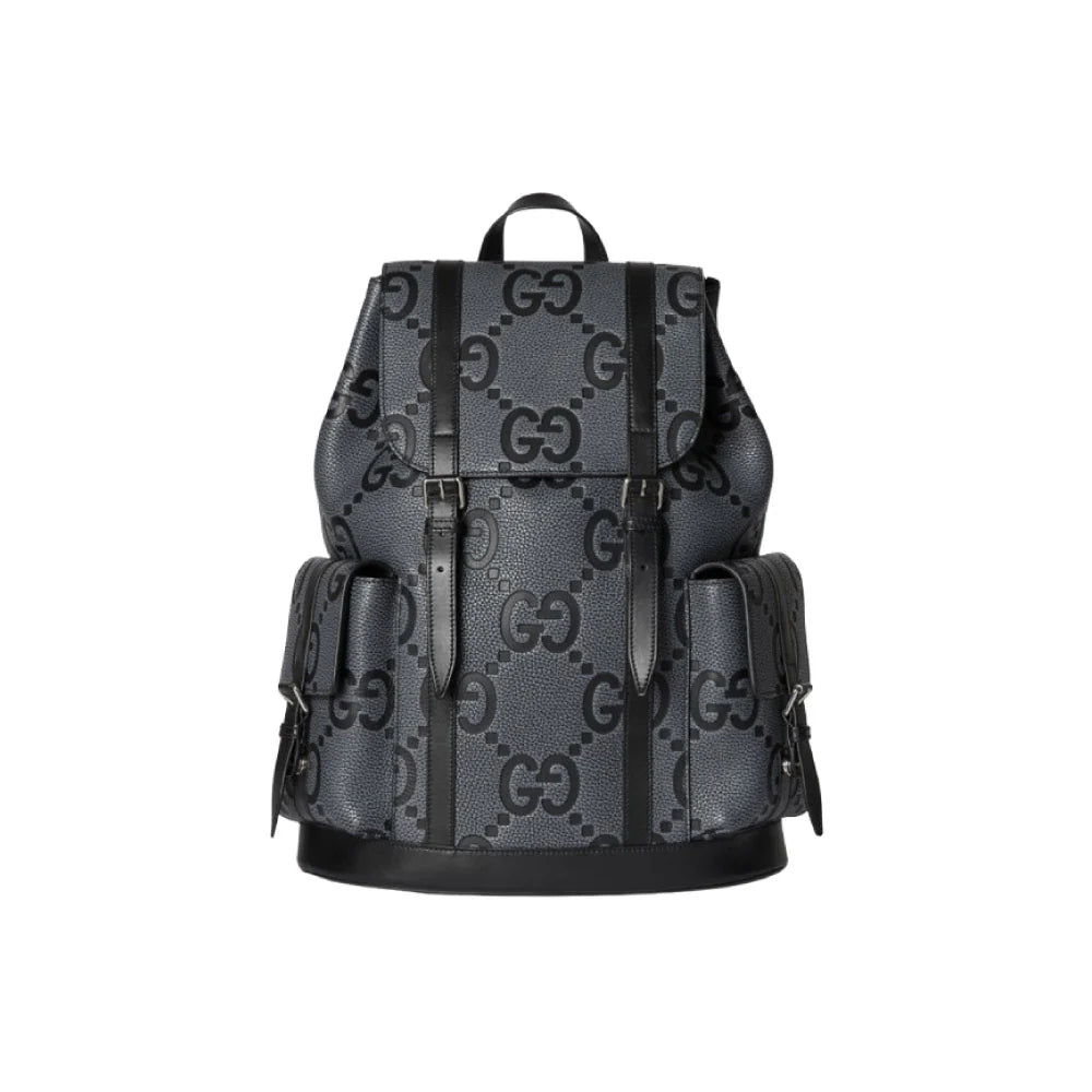 GUCCI 다크그레이 레더 백팩