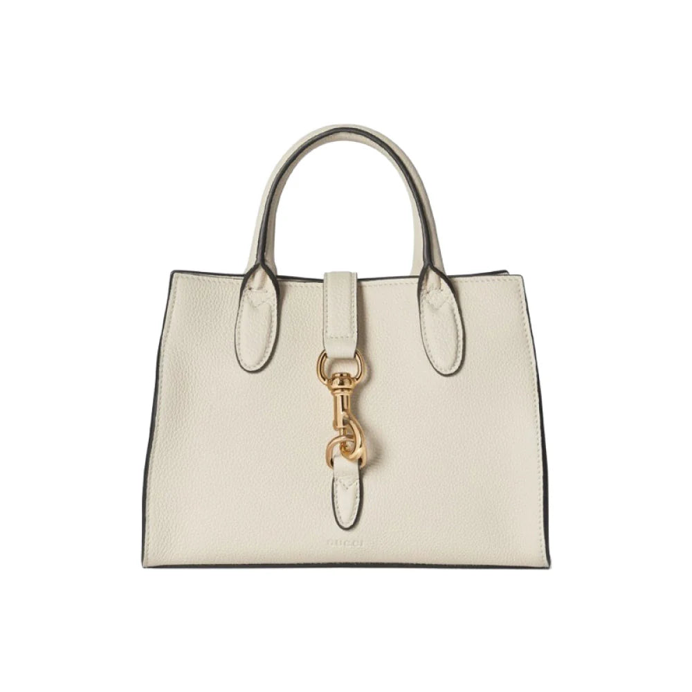 GUCCI 후드 클로저 스몰 토트백 아이보리