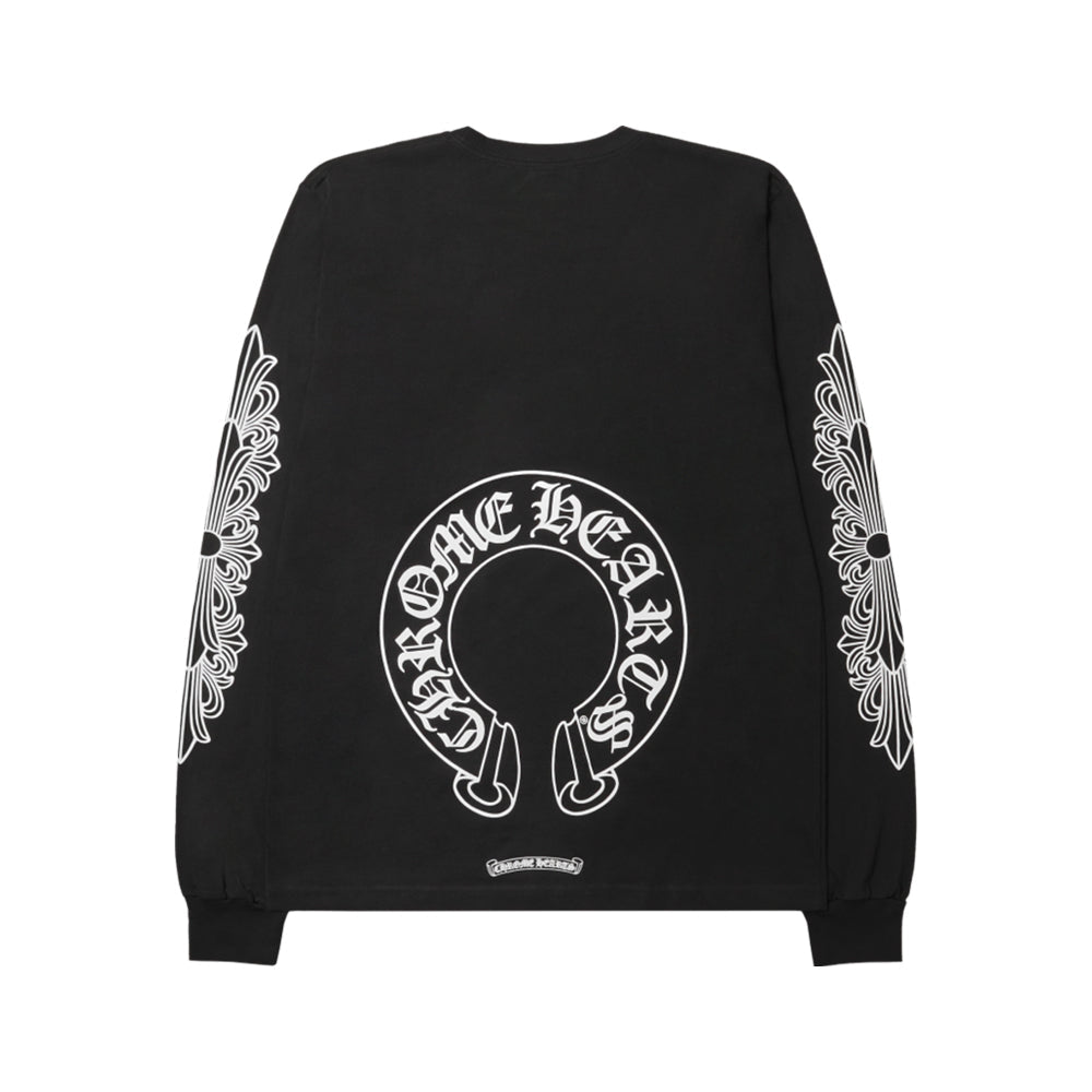 Chrome Hearts 크롬하츠 홀스슈 로고 스웨트셔츠 블랙