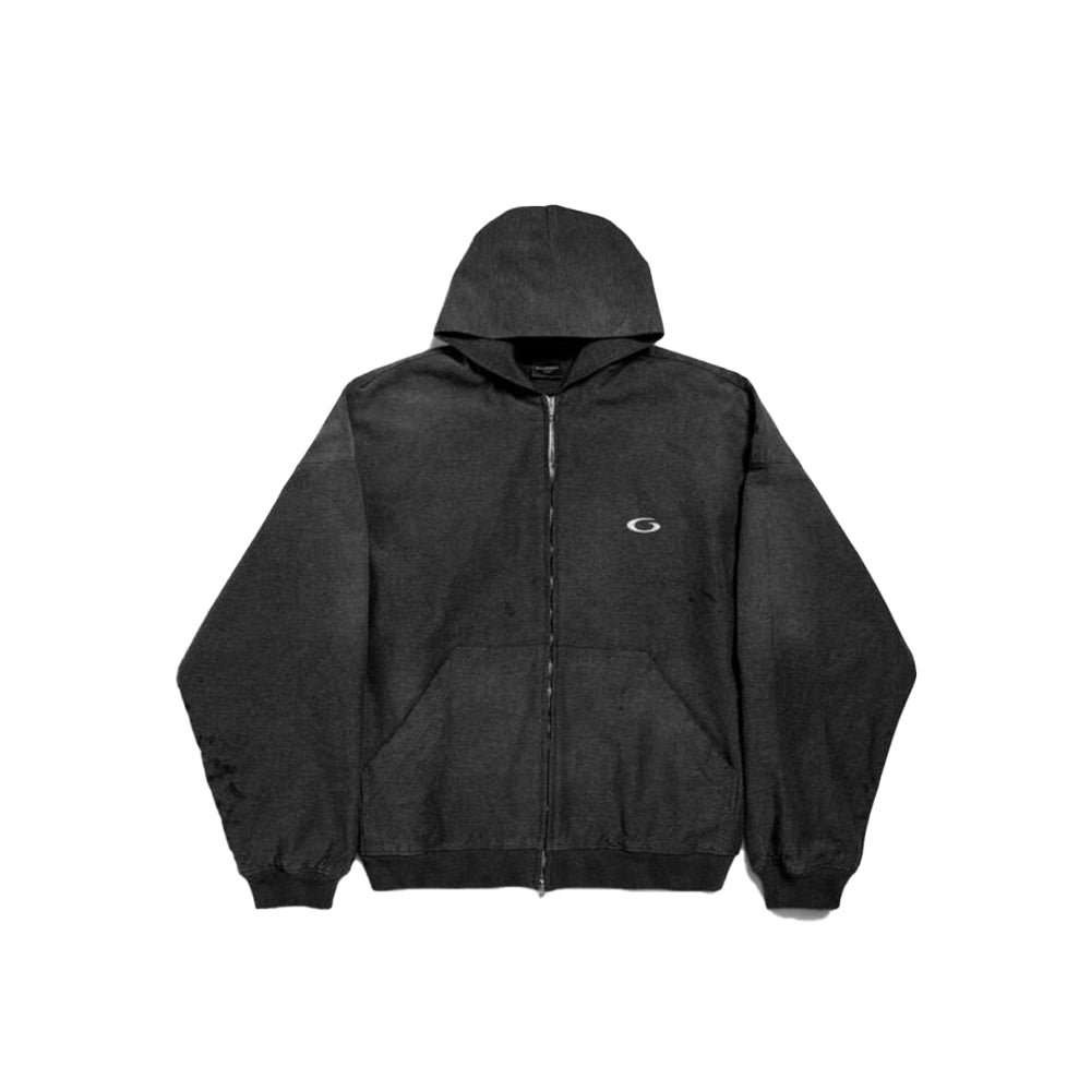 BALENCIAGA 페이드스탠다드 데님후디집업 *국내발송*