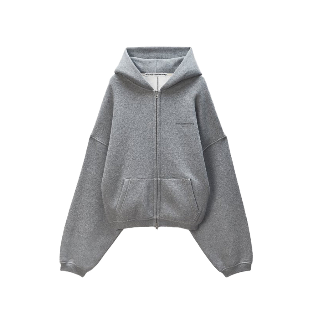 AlexanderWang 그레이핫픽스 오버후디집업 *국내발송*