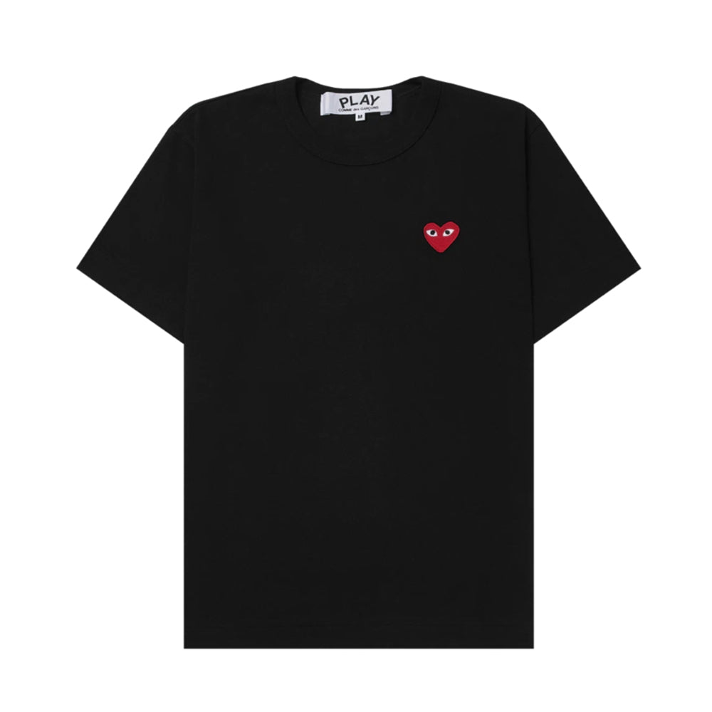 Play Comme des Garcons 플레이 꼼데가르송 레드 하트 티셔츠 블랙 *국내배송*