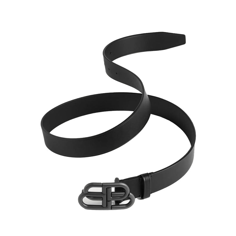 Balenciaga 발렌시아가 BB라지벨트 35mm 블랙