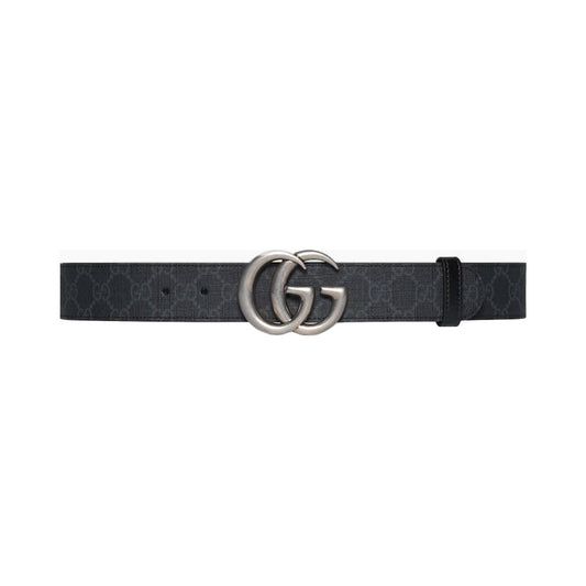gucci 구찌 GG마몽 리버서블 벨트 블랙