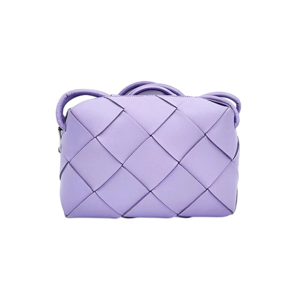 BOTTEGA VENETA 미니 카세트백 퍼플