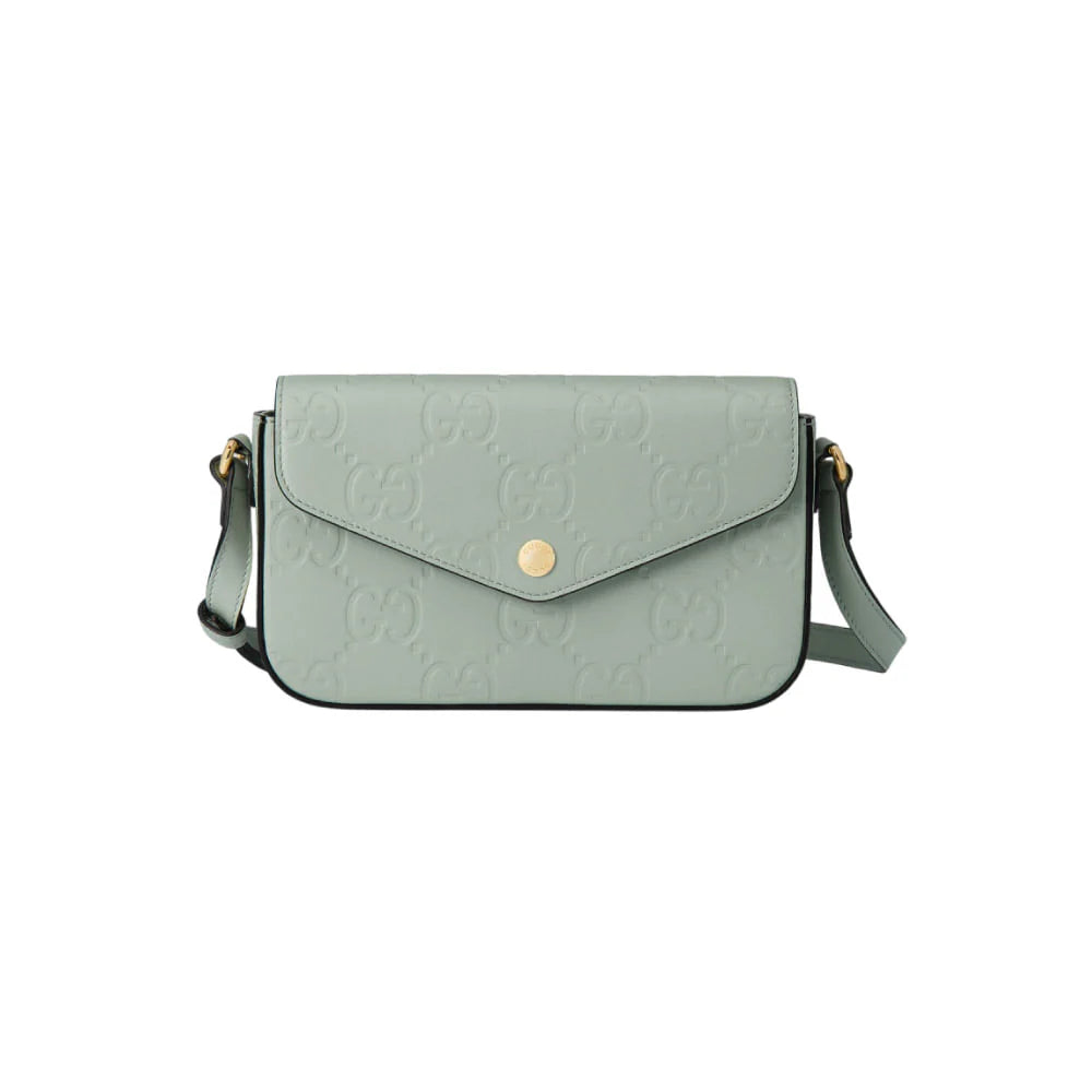 GUCCI 수퍼 미니 숄더백 GG 그린