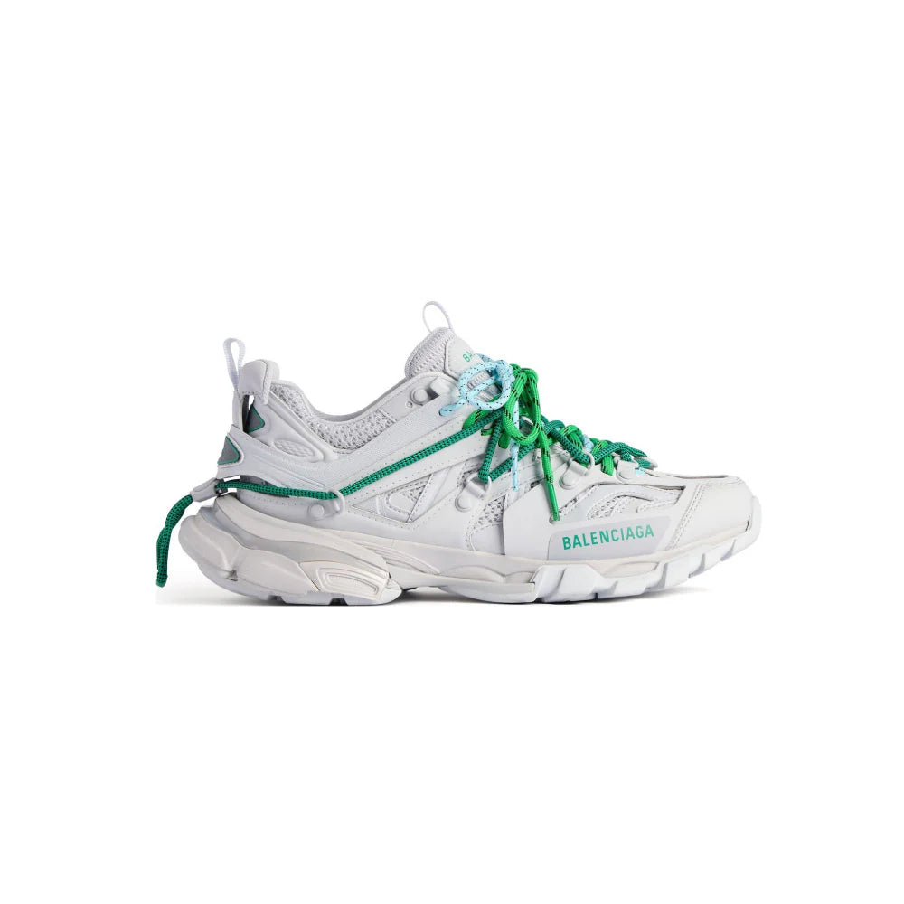 BALENCIAGA 트랙 트레일 레이스 스니커즈 그레이 그린 블루