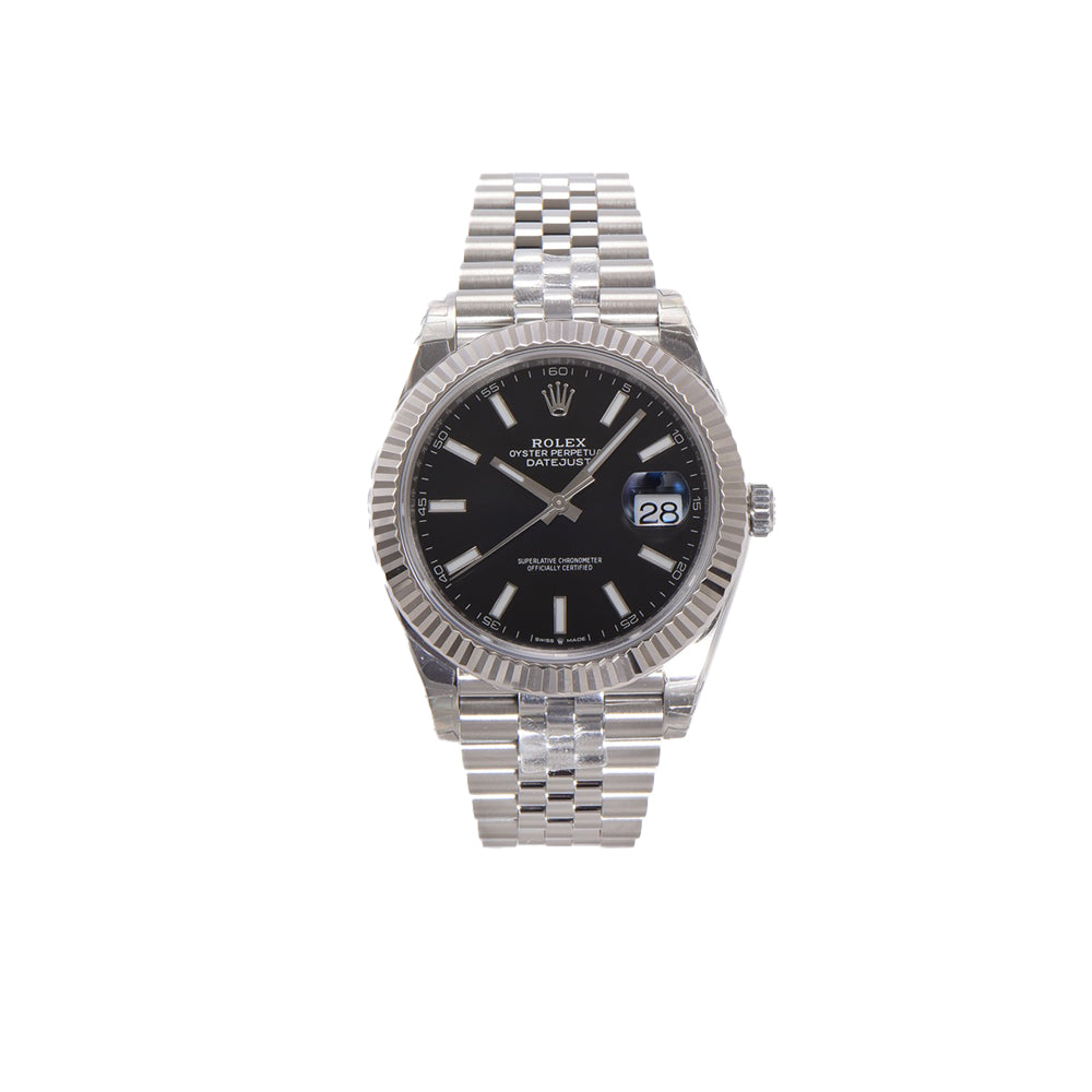ROLEX 데이트저스트 41mm 126334 브라이트 블랙 쥬빌리