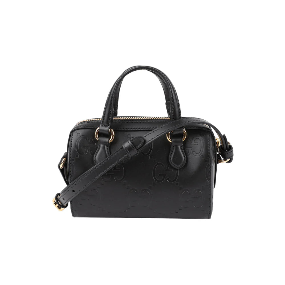 GUCCI 미니 핸들백 GG 블랙
