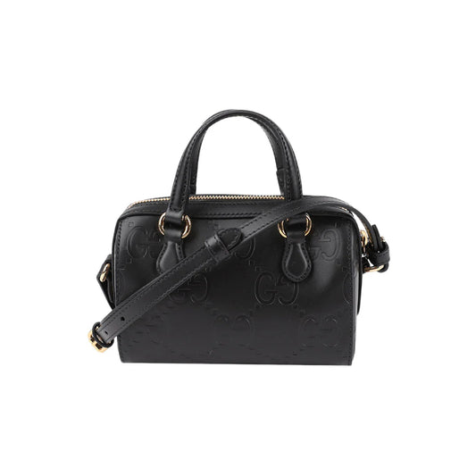 GUCCI 미니 핸들백 GG 블랙