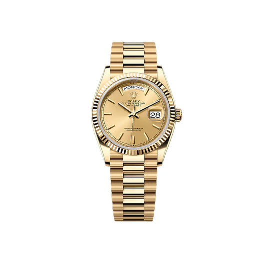 ROLEX 데이데이트 36MM 오이스터 옐로우골드