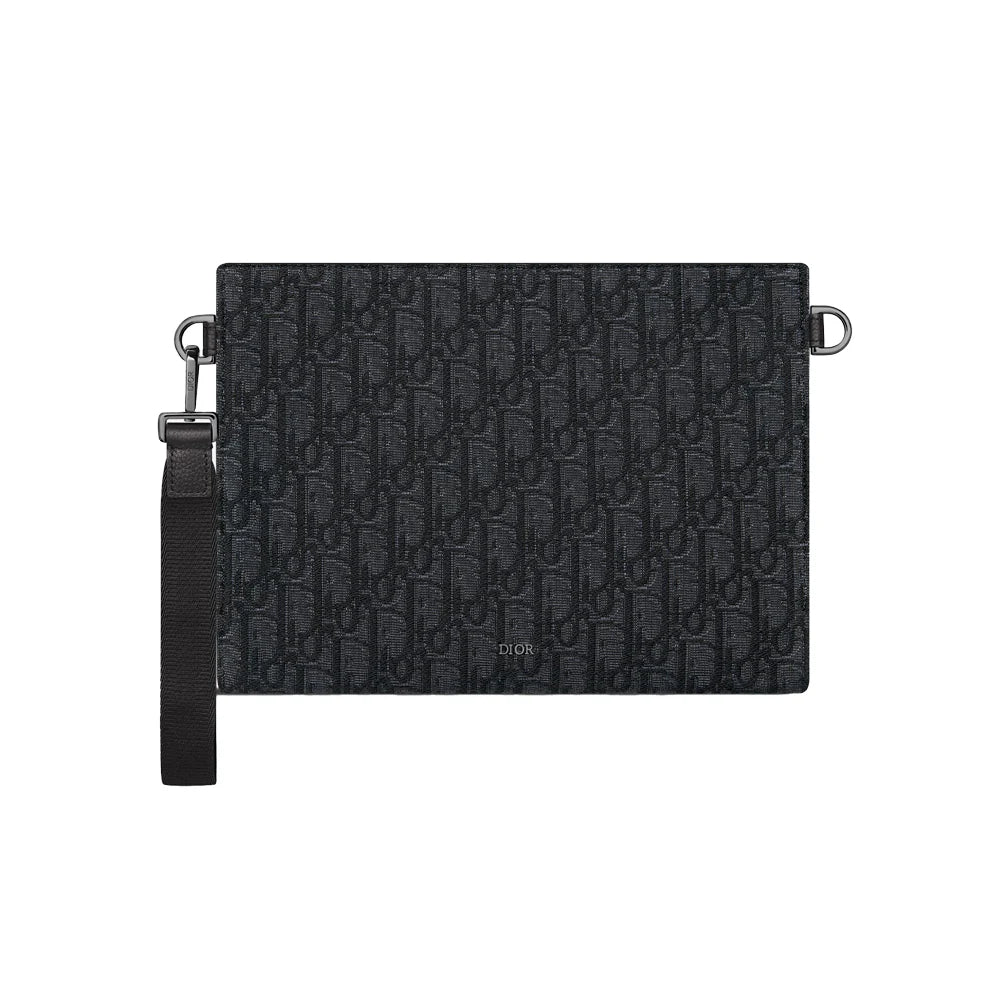 DIOR 트라이앵글 A5 오블리크 파우치 클러치백