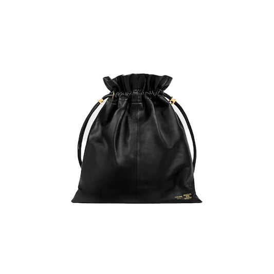 CELINE 스몰 크리스탈 램스킨 파우치 백
