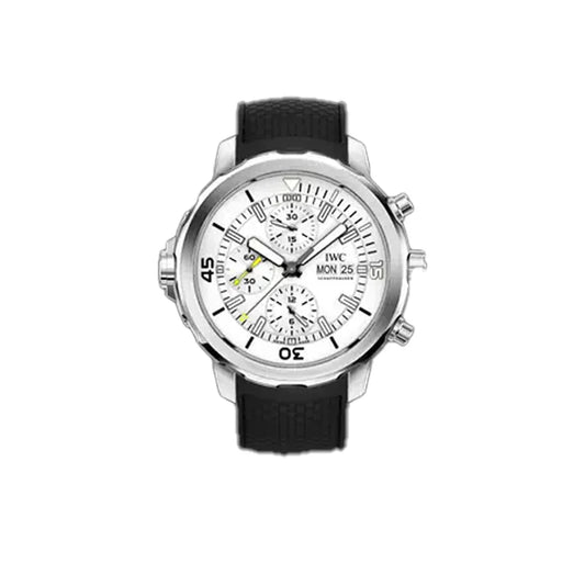IWC 아쿠아타이머 크로노그래프 화이트 다이얼
