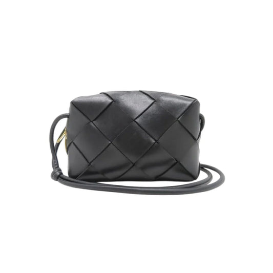 BOTTEGA VENETA 미니 카세트백 블랙