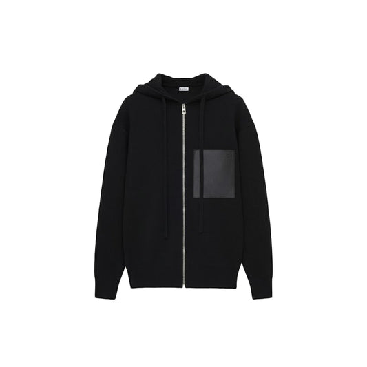 LOEWE 레더포켓 울후디집업 *국내발송*