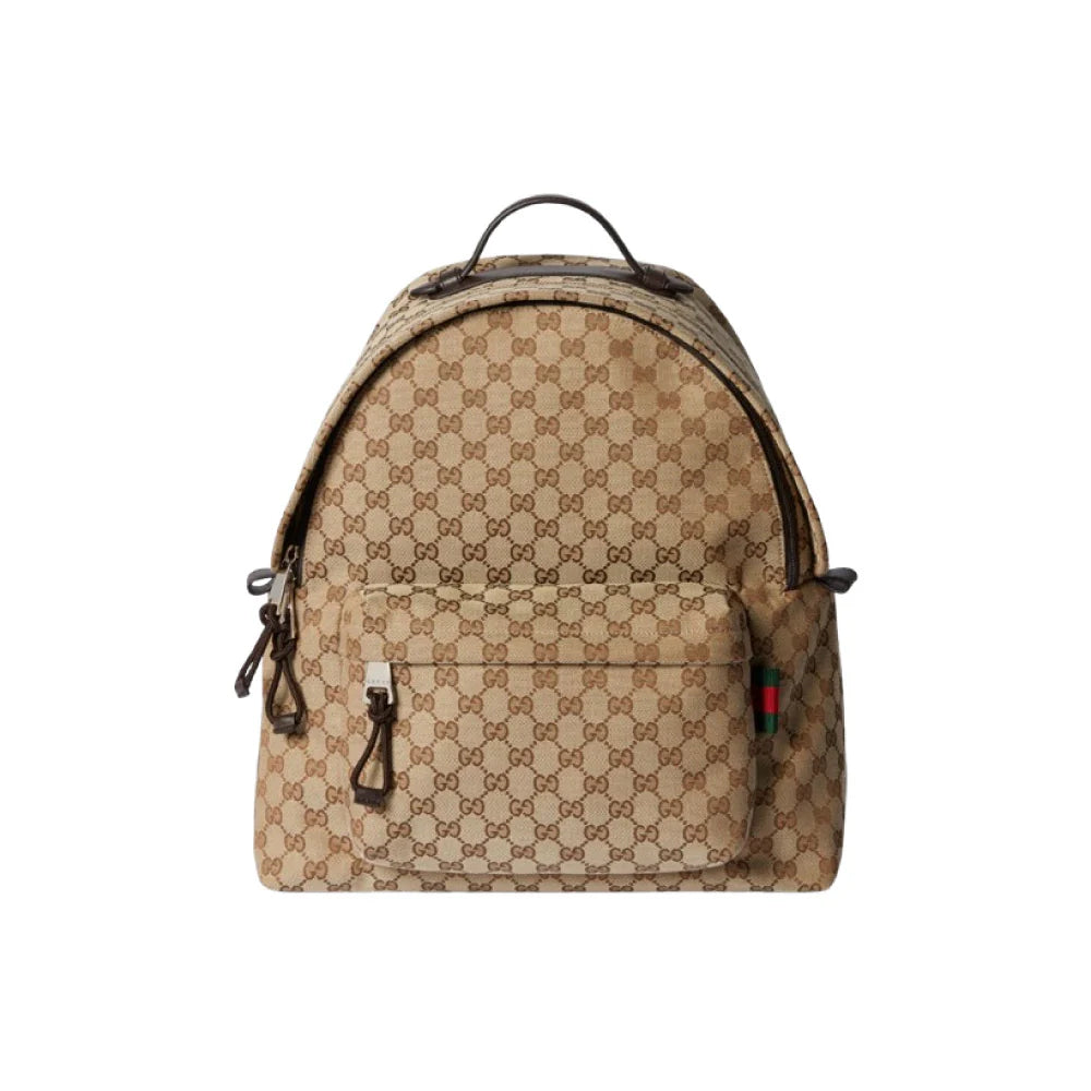 GUCCI 미디엄 GG 백팩 베이지