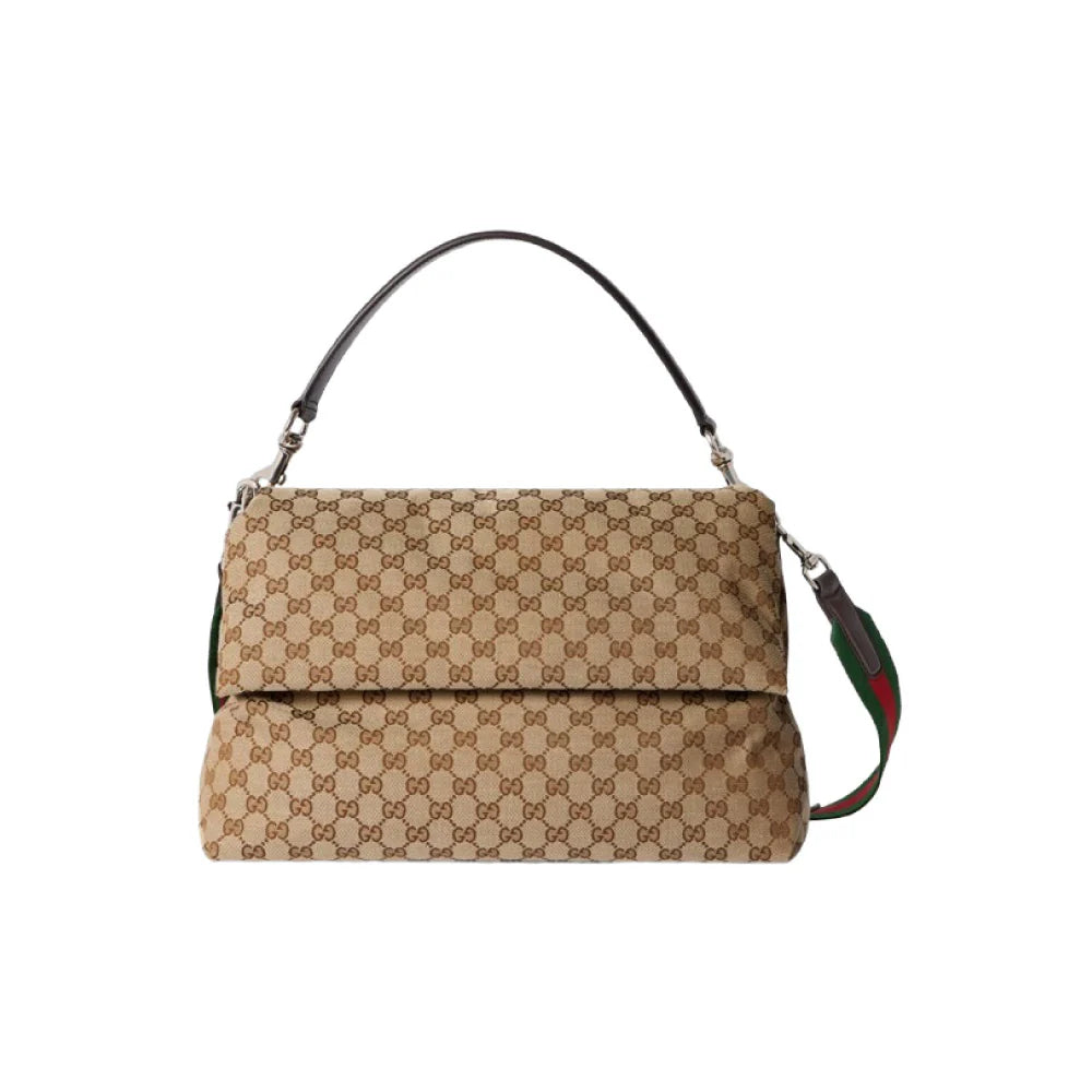 GUCCI 웹 미디움 GG 크로스백 베이지