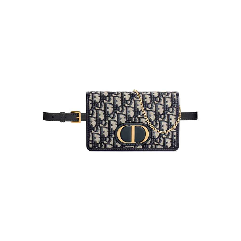 DIOR 몽테인 파우치 블루