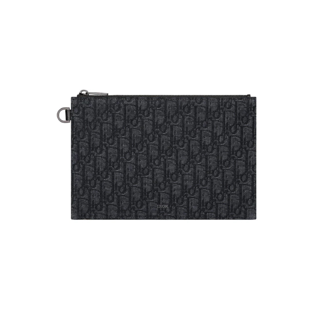 DIOR 오블리크 A4 클러치백 블랙