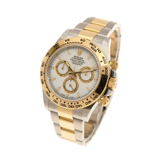 ROLEX 데이토나 흰판 옐로우골드 콤비