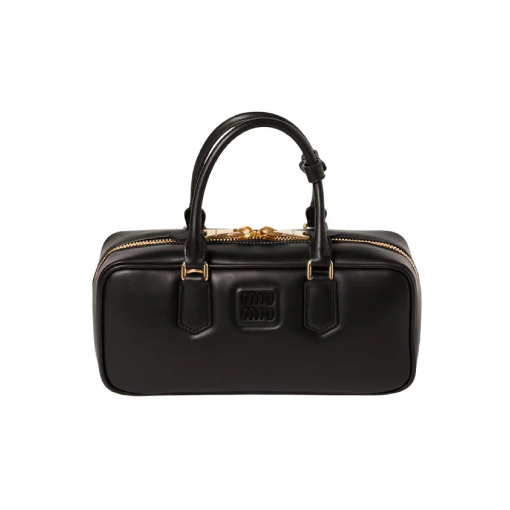 MIUMIU 아르카디 가죽백 블랙