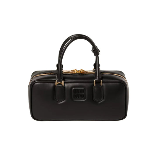 MIUMIU 아르카디 가죽백 블랙