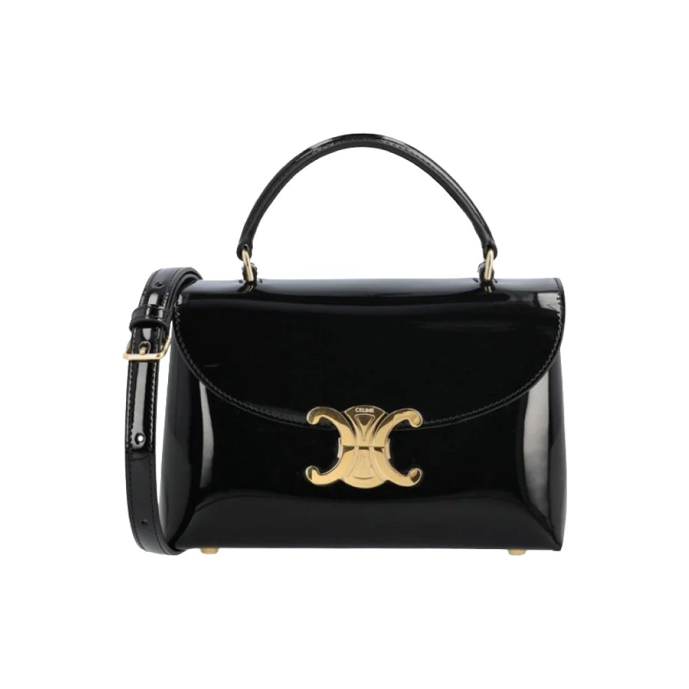CELINE 블랙 탑 핸들백