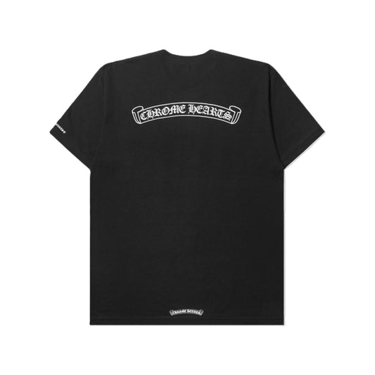 Chrome Hearts 크롬하츠 스크롤 로고 티셔츠 블랙