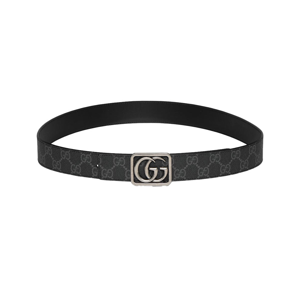 Gucci 구찌 리버시블 GG 마몽 벨트 블랙