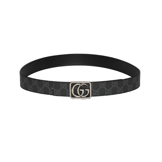 Gucci 구찌 리버시블 GG 마몽 벨트 블랙