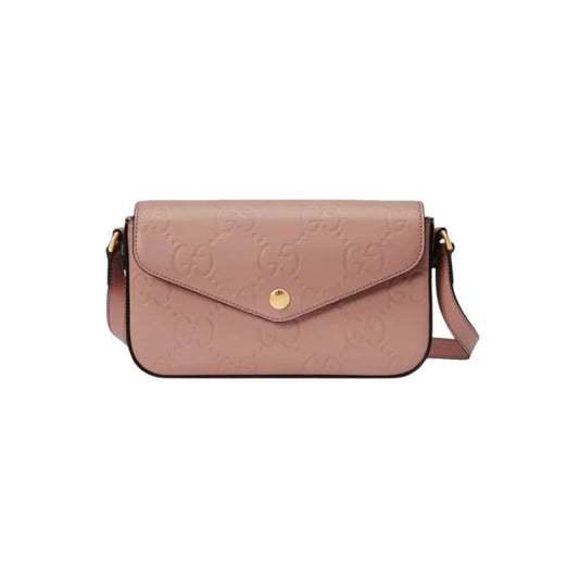 GUCCI 수퍼 미니 숄더백 GG 핑크