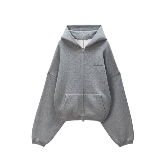 AlexanderWang 그레이핫픽스 오버후디집업 *국내발송*