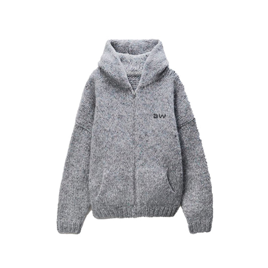 ALEXANDER WANG 핸드크로셰 니티드후디집업 *국내발송*