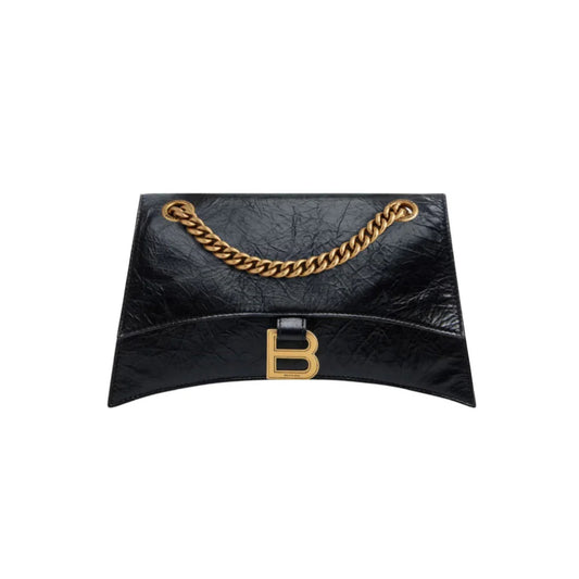 BALENCIAGA 크러쉬 체인백 스몰 블랙
