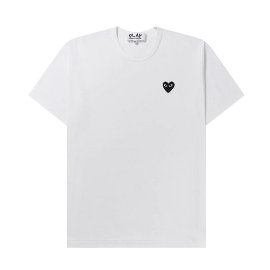 Play Comme des Garcons 플레이 꼼데가르송 블랙 하트 티셔츠 화이트 *국내배송*