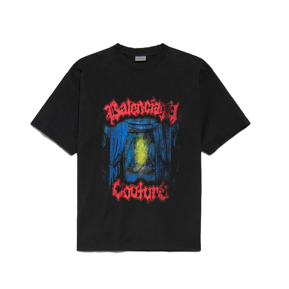Balenciaga 발렌시아가 살롱 드 꾸띄르 티셔츠 블랙
