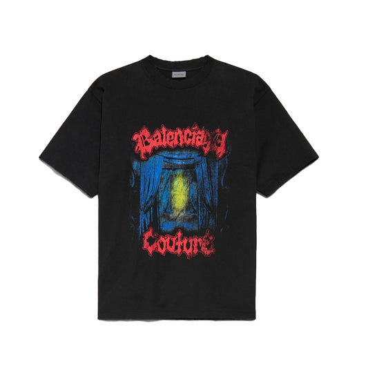 Balenciaga 발렌시아가 살롱 드 꾸띄르 티셔츠 블랙