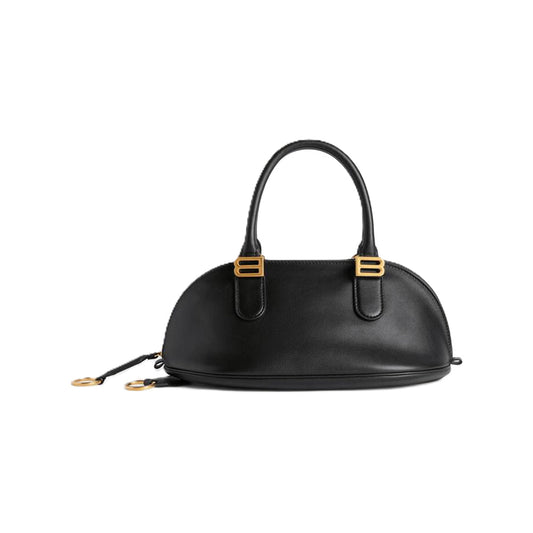 Balenciaga 발렌시아가 볼레로 볼링백 미니 블랙 플럼