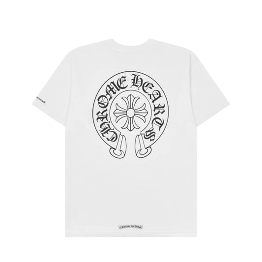 Chrome Hearts 크롬하츠 홀스슈 로고 포켓 티셔츠 화이트 *국내배송*