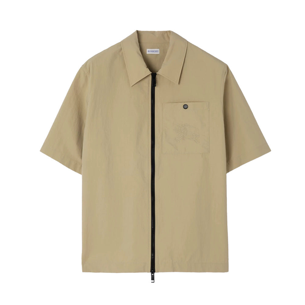 burberry 버버리 나일론 지퍼 오버셔츠 스패로우 베이지