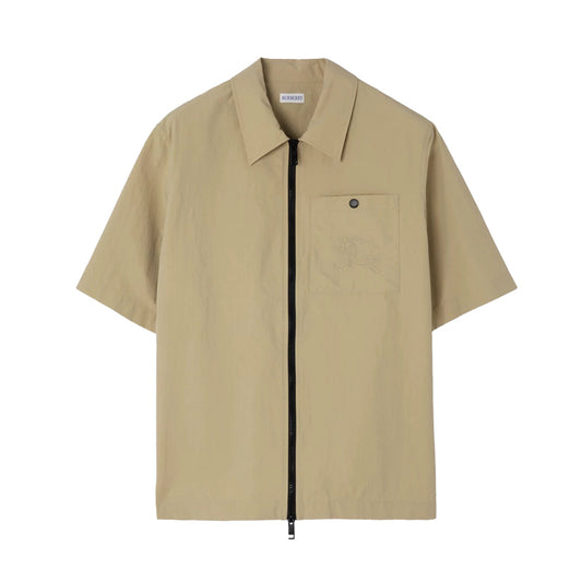 burberry 버버리 나일론 지퍼 오버셔츠 스패로우 베이지