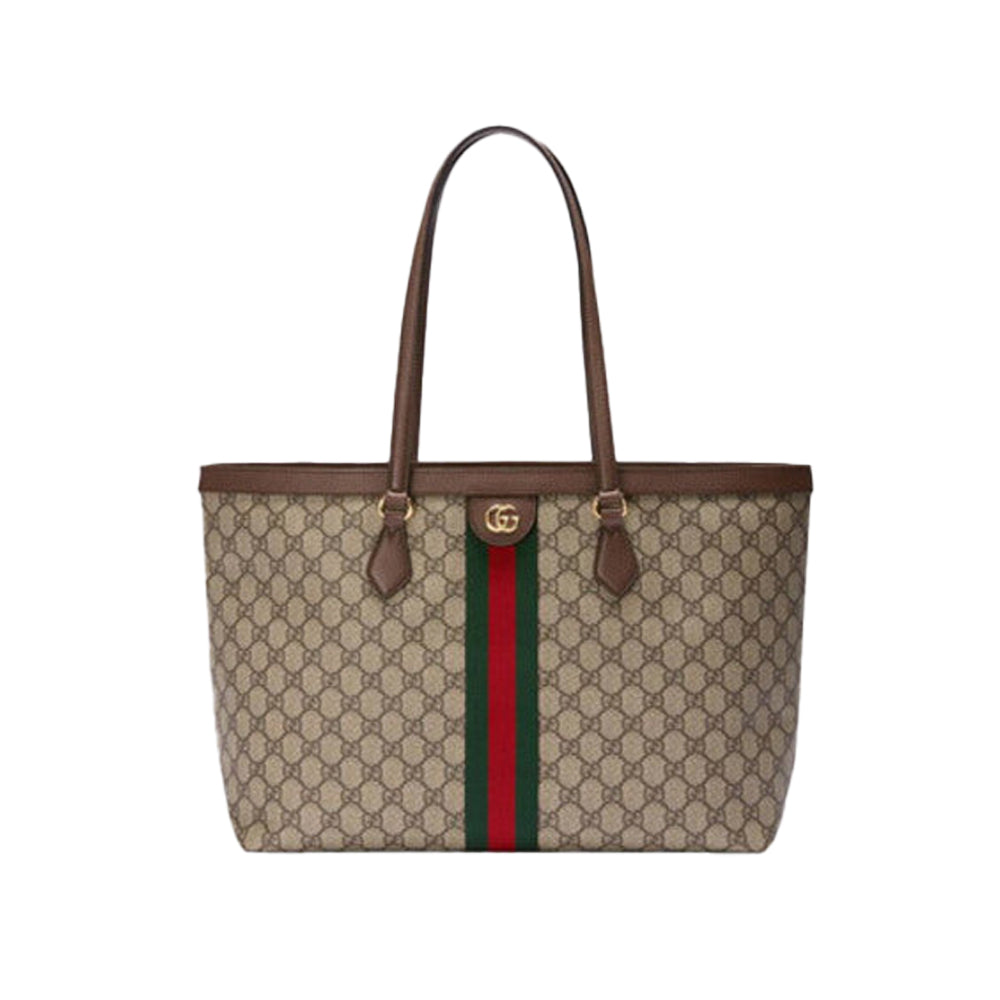 Gucci 구찌 오피디아 GG 미디움 토트백 베이지 에보니