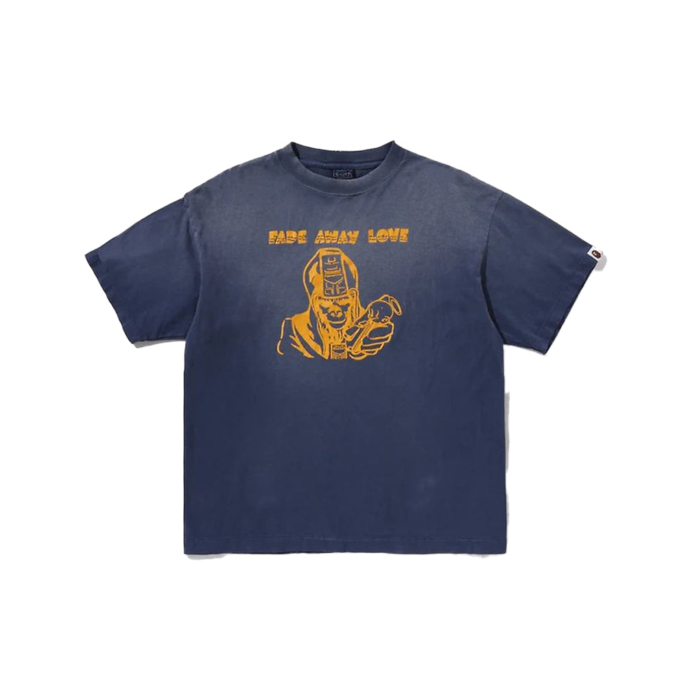 BAPE 베이프 x 세인트 마이클 '제너럴 티(General Tee) 네이비' *국내배송*