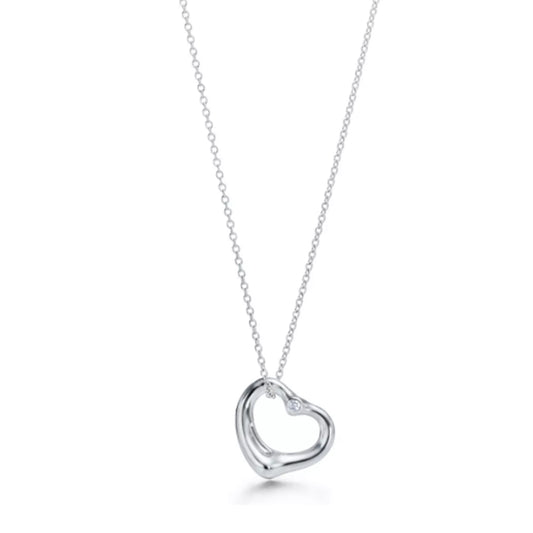 Tiffany & Co. 티파니앤코 엘사 퍼레티 오픈 하트 펜던트 네크리스 *국내배송*